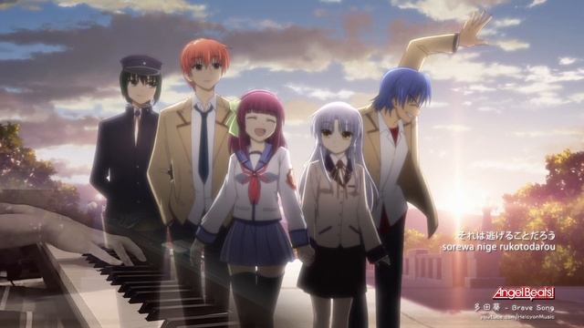 「Brave Song」Angel Beats! Full ED (Piano Cover + Lyrics) ピアノカバ/歌詞付き смотреть онлайн