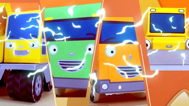 [Playlist] Team Yellow Car Song | Learn Colors Song | The Strong Heavy Vehicles | Tayo and Friends смотреть онлайн