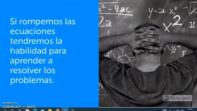 Presentación con adobe spark y Screencast-O-Matic en Matemáticas para no matemáticos смотреть онлайн
