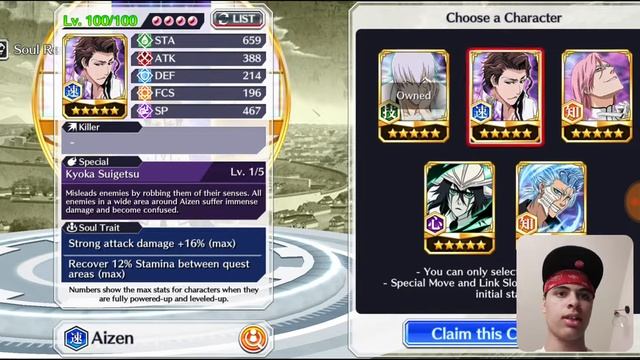 Bleach brave souls(FRENZY TICKET TYPE C)WELL I MIGHT AS WELL PICK HIM смотреть онлайн