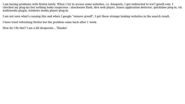 Ubuntu: Mozilla firefox redirecting websites to greefl смотреть онлайн