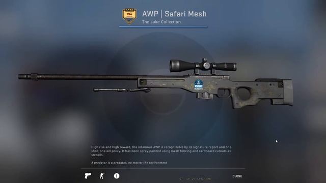 AWP Safari Mesh Battle Scarred смотреть онлайн