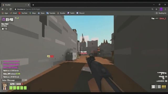 i went BOSS Mod in Krunker смотреть онлайн