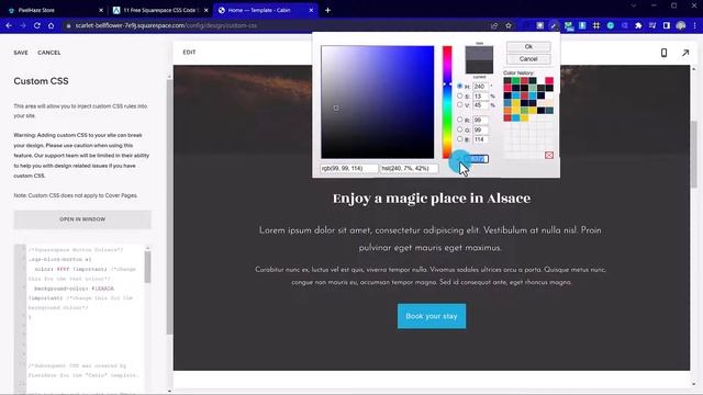 Squarespace: Custom Code and CSS tutorial for beginners смотреть онлайн