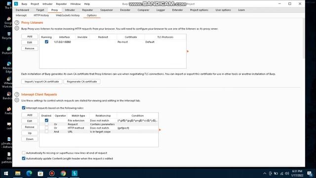 Burp Suite Pro vs 2022.2 Installation & Configuration In Windows& Browser\Installing CA Certificate смотреть онлайн