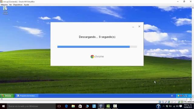 como descargar chome en la maquina virtual de win xp смотреть онлайн