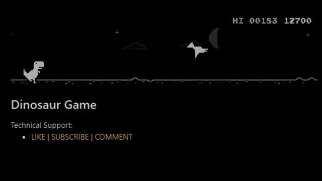 Chrome Dino Game | T-rex Gameplay | We made World Record😮😱 | @Airz @OfficialTechnicalSupport | смотреть онлайн
