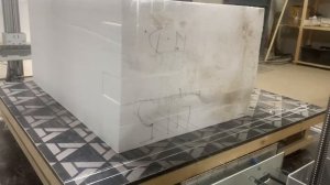 Нарезка фасадных панелей из пенопласта