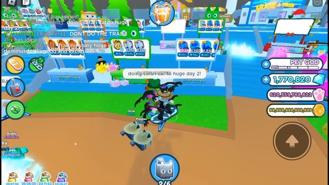 Safari cat to huge! pet simulator X смотреть онлайн
