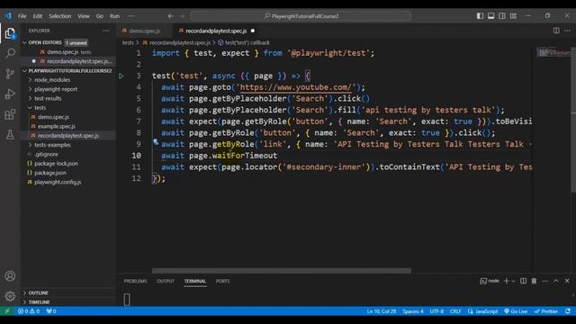 Playwright #21 Record Playwright Test Using Codegen смотреть онлайн