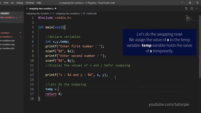 How to Swap Two Numbers in a C Program Using Borland Compiler, VS Code and Windows Command Prompt смотреть онлайн