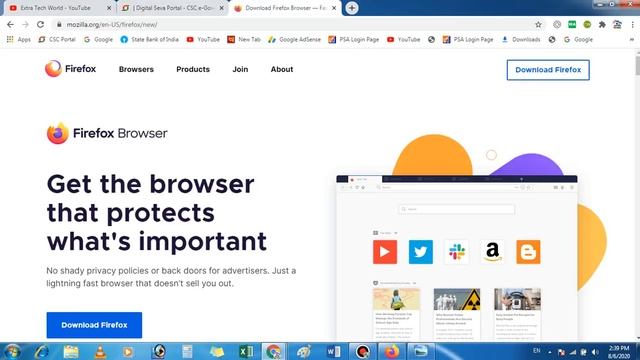अब CSC DIGITAL SEVA PORTAL सिर्फ firefox ब्राउज़र में ही चलेगा कैसे करें डाउनलोड ? смотреть онлайн