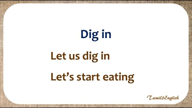 All about Eating - Simple Sentences - Spoken English Through Tamil смотреть онлайн