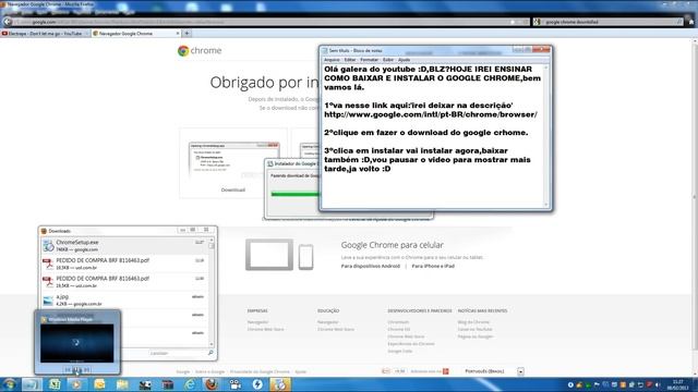 Como Baixar e Instalar o Google Chrome (HD) смотреть онлайн