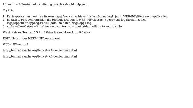 DevOps & SysAdmins: Tomcat 5.5 : How to redirect the logging output to one file per web application смотреть онлайн