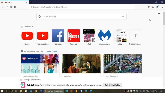 Quick look review FIREFOX 74 released March 10th 2020 смотреть онлайн