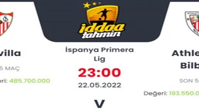 Sevilla Athletic Bilbao İddaa Tahminleri 22 Mayıs 2022 #iddaa смотреть онлайн