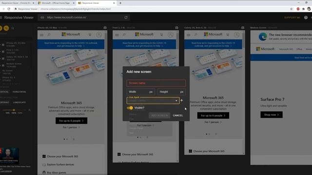 Test Web Page Responsiveness In Chrome Using Responsive Viewer