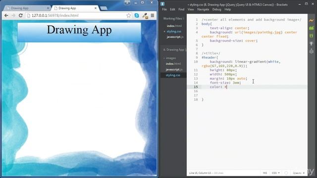 #2 App Skeleton and Decoration (HTML, CSS, jQuery UI, Canvas, Local Storage) смотреть онлайн