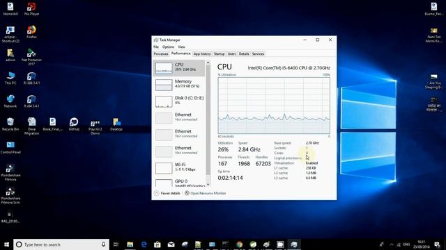 How to check number Running threads/process on windows and also check cores,cache and processor смотреть онлайн