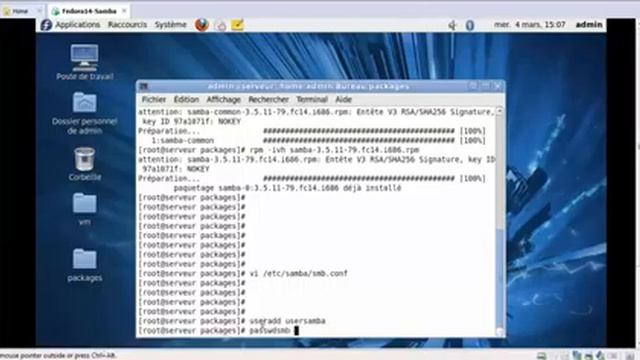 ‪ Samba‬ sous Fedora смотреть онлайн