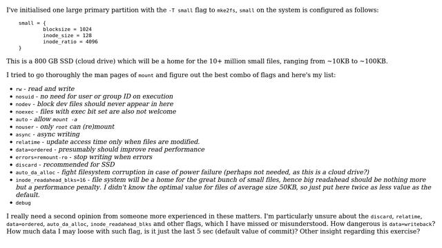 DevOps & SysAdmins: ext4 mount flags for 10+ mill files storage (2 Solutions!!) смотреть онлайн