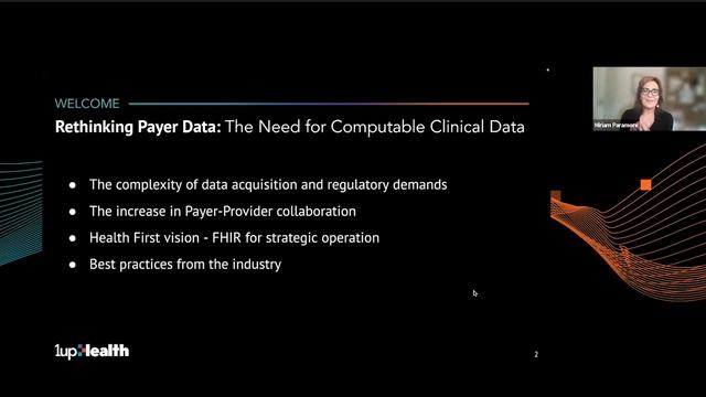 Webinar: Rethinking Payer Data: The Need for Computable Clinical Data смотреть онлайн