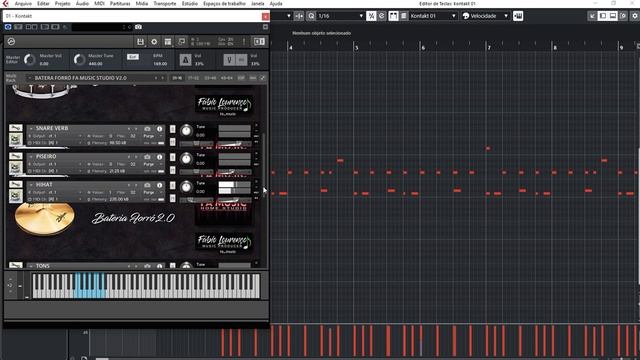 BATERA FORRÓ FA MUSIC STUDIO V2.0 - KONTAKT смотреть онлайн