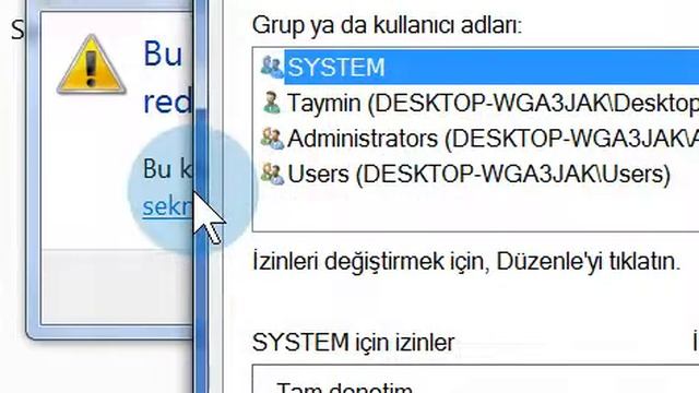 Bu Klasöre Erişim İzni Engellendi Hatası Çözümü. смотреть онлайн