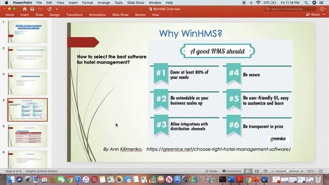 WinHMS Overview смотреть онлайн