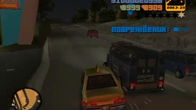 Прохождение Grand Theft Auto III Ограбление Фургона #9