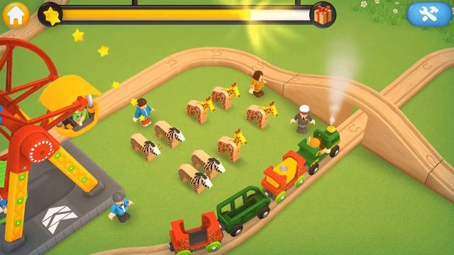 CARNIVAL SAFARI! BRIO WORLD! Fun toy train game app. смотреть онлайн