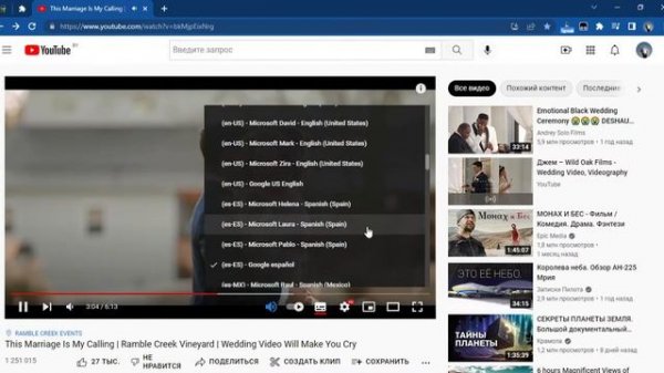 Chrome extension "Speak Subtitles for YouTube"