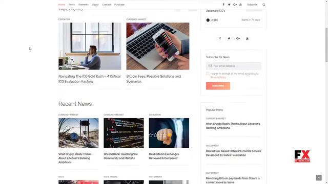 Cripton Cryptocurrency Magazine WordPress Theme Zavier Kash смотреть онлайн
