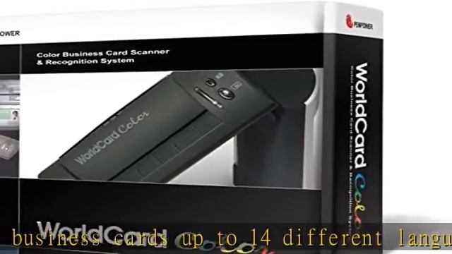 Penpower WorldCardColor Color Business Card Scanner (Windows) смотреть онлайн