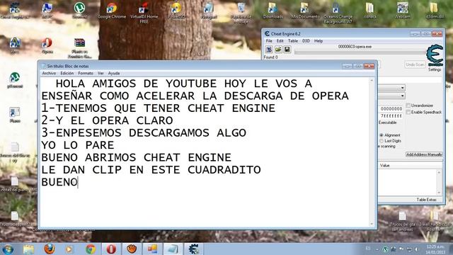Como acelerar la descargar de Opera(Con Cheant Engine) смотреть онлайн