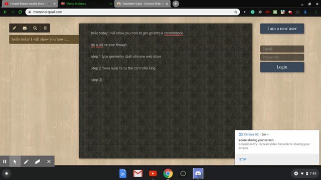 how to get gd onto a chrome book (part 1) смотреть онлайн