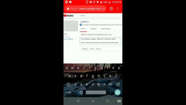How To Upload Youtube Video From Mobile On Chrome Browser | Easy Way смотреть онлайн