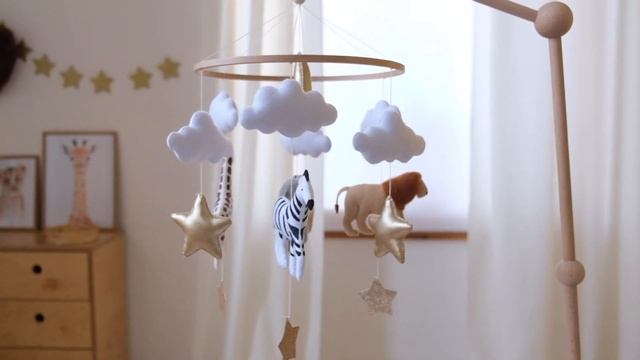 Safari baby mobile - Stars and Moon by ChilDreams смотреть онлайн