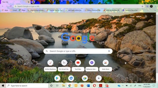 HOW TO CUSTOMISE YOUR BACKGROUND ON GOOGLE CHROME || #1MINUTE || #E@SY смотреть онлайн