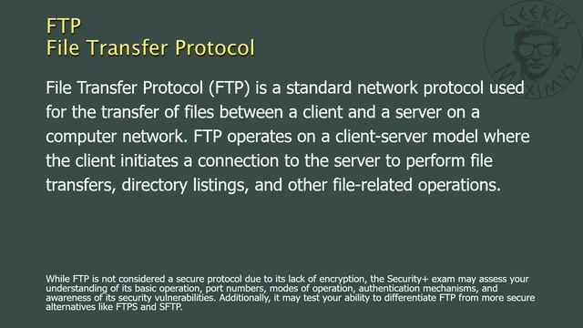 FTP - File Transfer Protocol смотреть онлайн