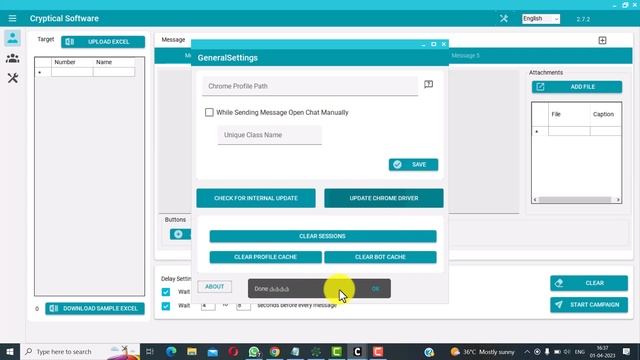 Cryptical Software - How to Internal Update & Update Chrome Driver #bulkwhatsapp #software смотреть онлайн