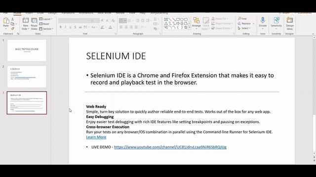 Selenium IDE TUTORIAL | BASIC SOFTWARE TESTING смотреть онлайн