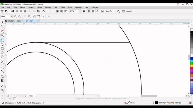 CorelDraw | Google Chrome logo | Graphics Design | Tutorial смотреть онлайн