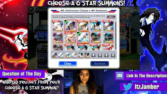 Bleach Brave Souls Choose a 6⭐️ Summons! (4th Anniversary) смотреть онлайн