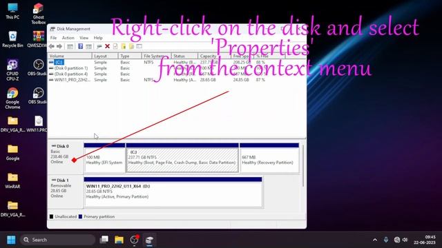 How to find the partition style in Windows 11 or 10, MBR OR GPT смотреть онлайн