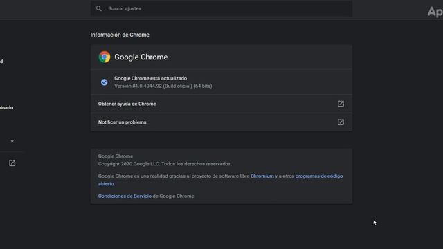 Navegador Google Chrome version 81 смотреть онлайн