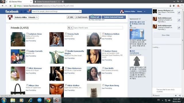 How to Delete multiple friends on Facebook For Chrome Version смотреть онлайн