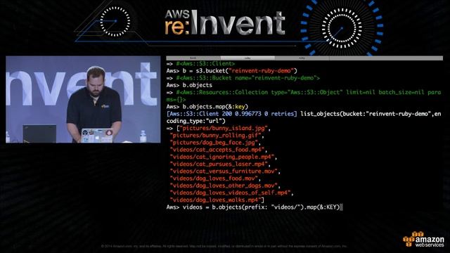 AWS re:Invent 2014 | (DEV303) Touring Version 2 of the AWS SDK for Ruby смотреть онлайн