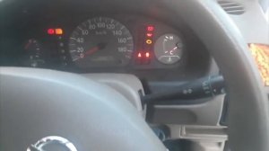 Считывание кодов ошибки CHECK. Nissan Sunny FB15